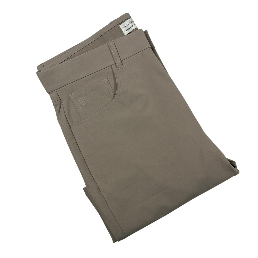 Holderness & Bourne McDaniel Pant Mens 33x30 (Fits 34x30) Fescue Tan Performance